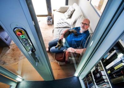 New frontier: Man with rare tremor gets beamed up a level with new ‘Star Trek’ Stiltz Trio+ Home Lift