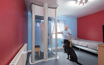 Disabled Facilities Grant funds Stiltz Homelift for stroke survivor Steve